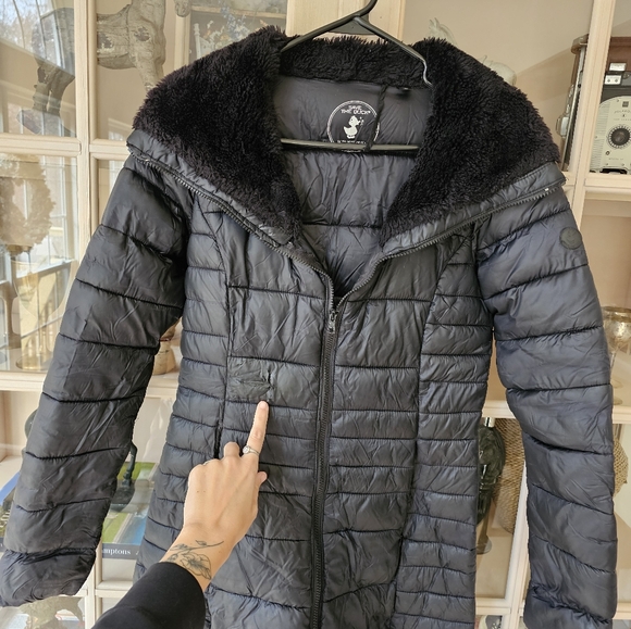 Save The Duck Iris Winter Coat Water Repellent Satin Puffer Jacket - Picture 13 of 16